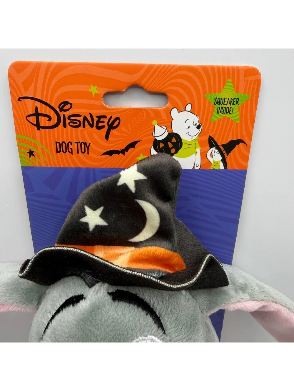 Disney Winnie The Pooh Eeyore Plush Squeaker Dog Toy Halloween Too Cute To Spook